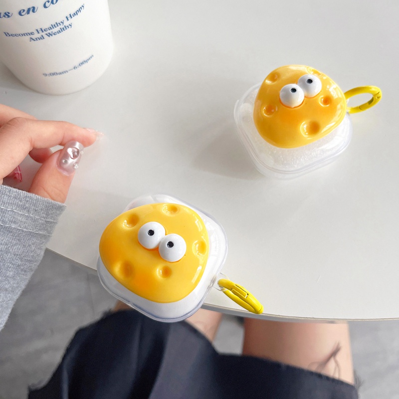 Vỏ Bảo Vệ Hộp Sạc Tai Nghe samsung galaxy Buds 2 / Buds Live / Buds FE / Buds2 Pro / Buds Pro 3d Trong Suốt Họa Tiết Hoạt Hình