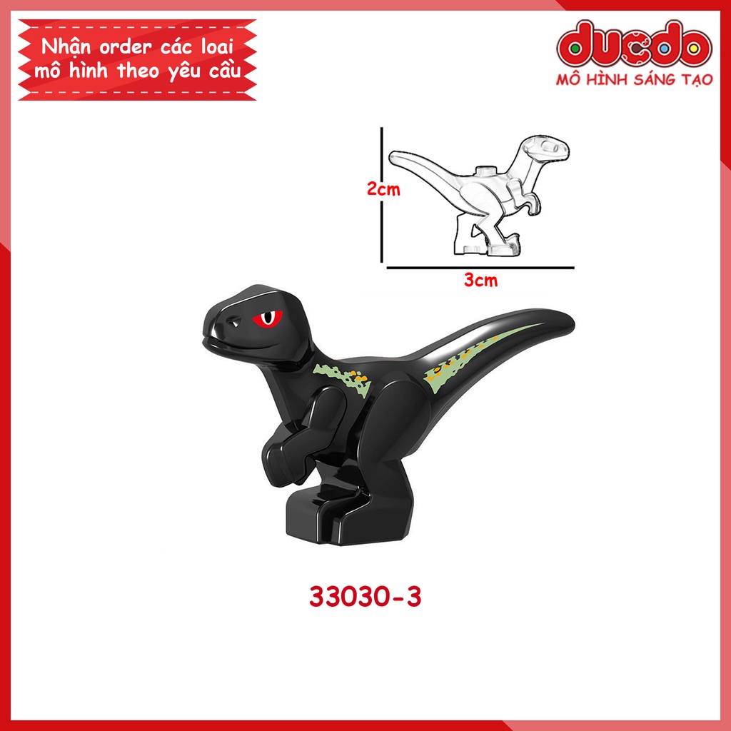 Minifigues Khủng long baby mini DINOSAUR Jurassic World - Đồ chơi Lắp ghép Xếp hình Mini