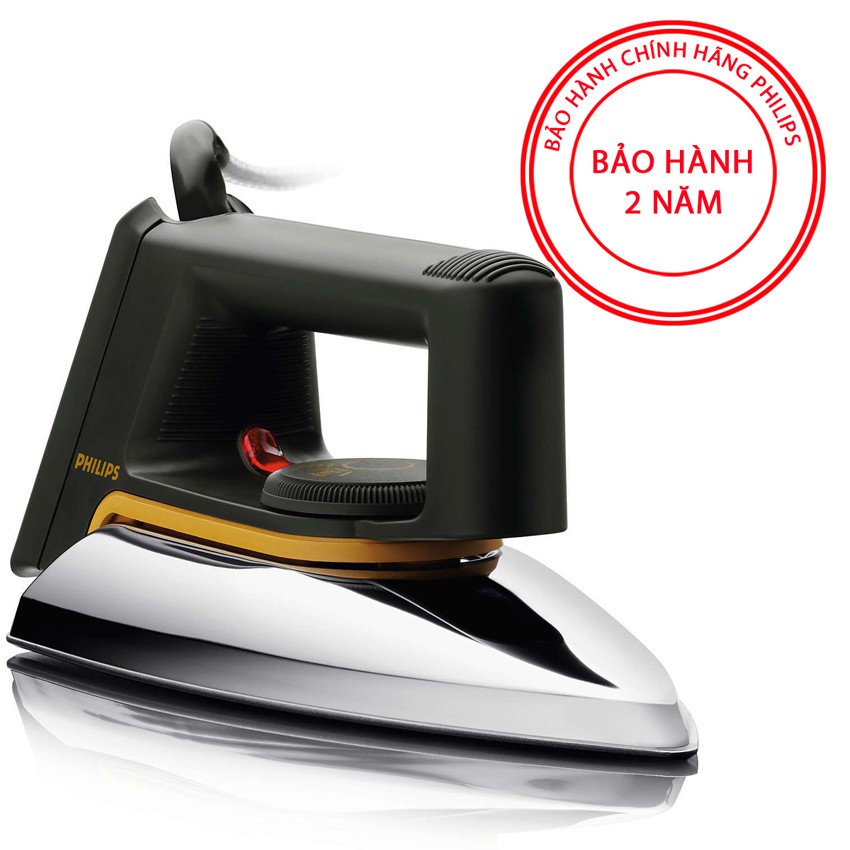 Bàn ủi khô philips HD1172, bàn là cầm tay công suất 1000W