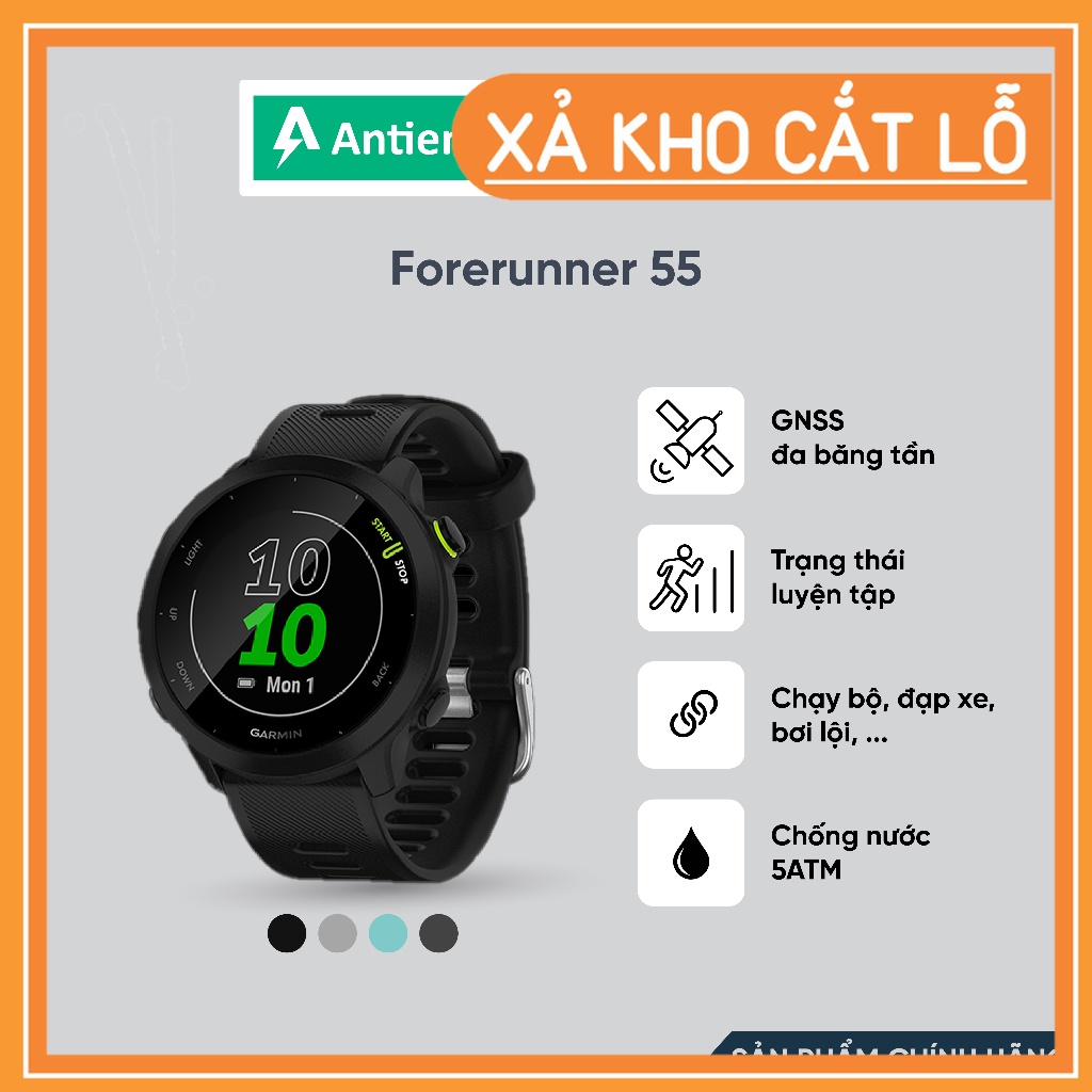 Chính Hãng Đồng hồ thông minh Garmin Forerunner 55 Chính Hãng