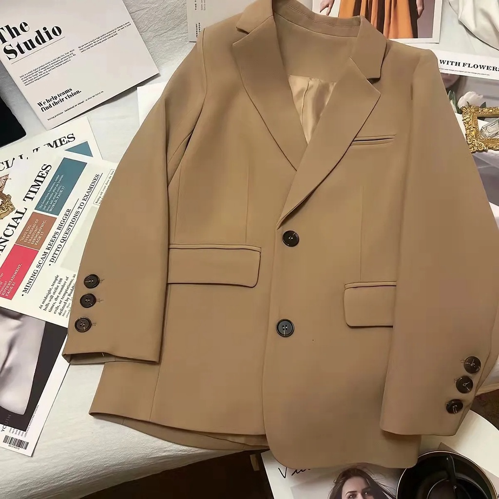Áo Khoác blazer Thời Trang Xuân Thu Phong Cách Hàn Quốc