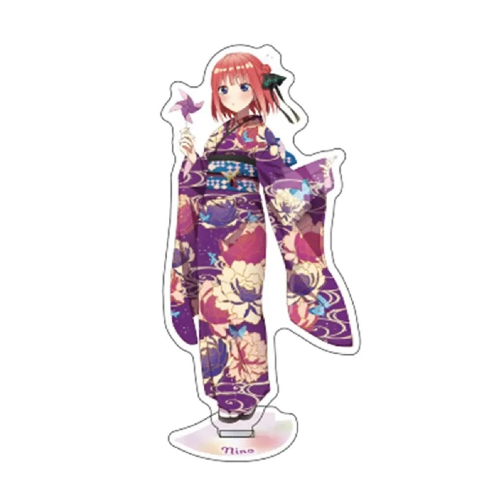 Mô hình Standee The Quintessential Quintuplets Nakano Ichika Nino Miku Yotsuba Phụ kiện trang trí để bàn góc học tập