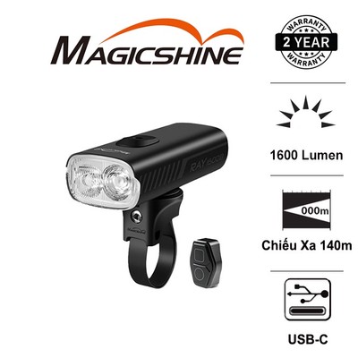 Đèn xe đạp MAGICSHINE RAY 1600B sáng 1600 lumen pin 5200mAH công tắc remote không dây