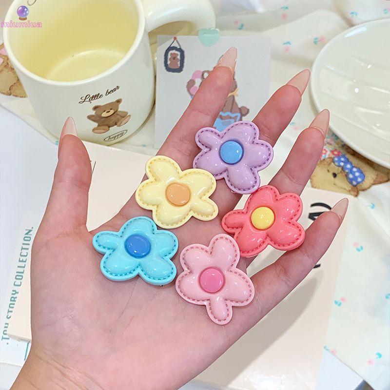 Miumiua🔮Kẹp Tóc Ba Chiều Đính Hoa Dễ Thương Cho Bé Gái