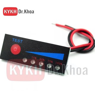 Mạch báo dung lượng Pin 1s (3.3V-4.2V)