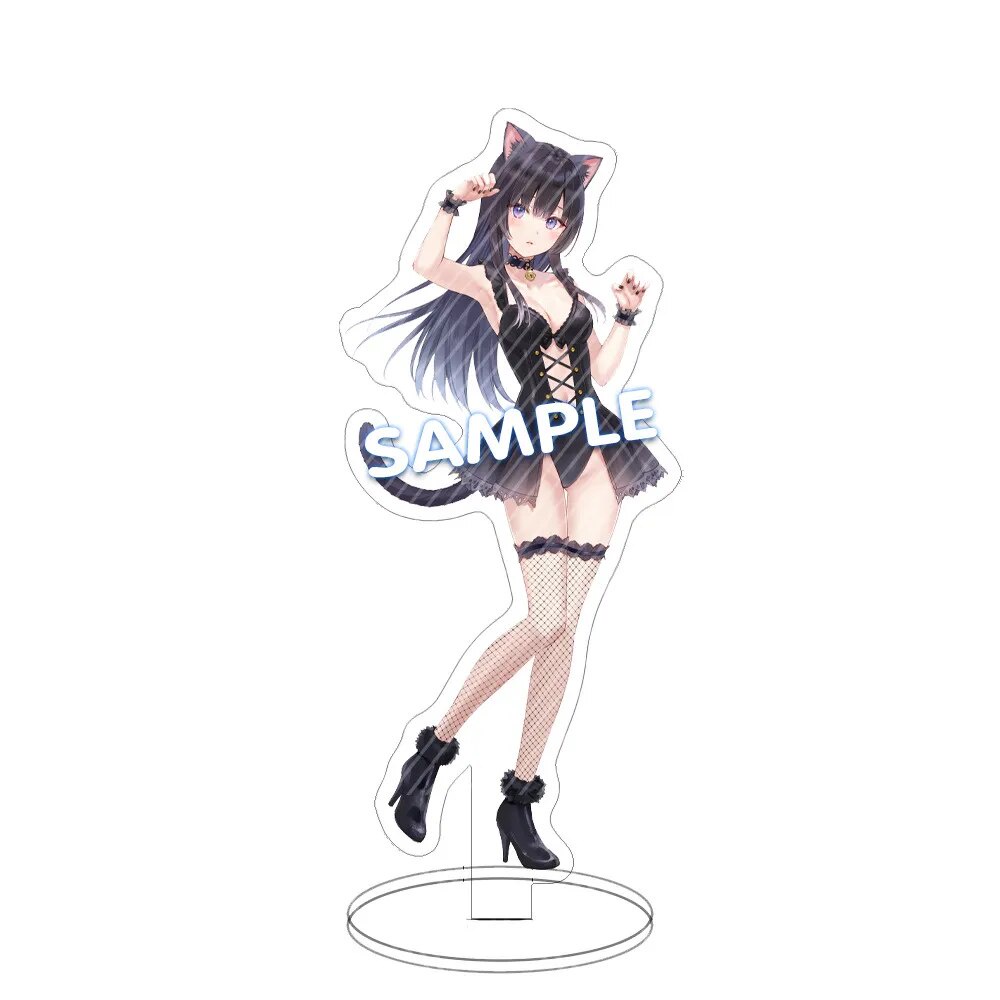 Mô hình Standee Hololive Anime Shirakami Fubuki Natsuiro Matsurii Akai Haato Phụ kiện trang trí để bàn góc học tập