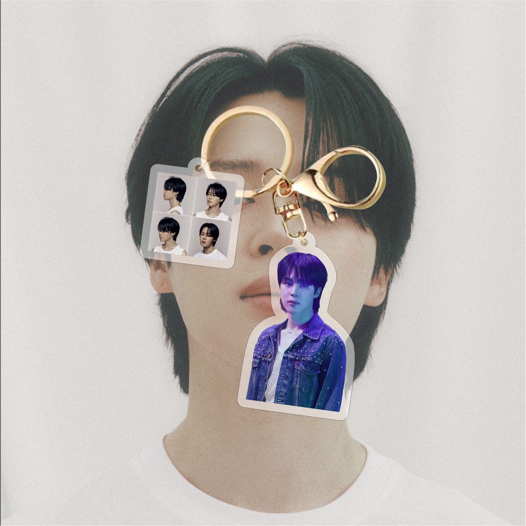 Móc Khóa acrylic Hình bts jimin