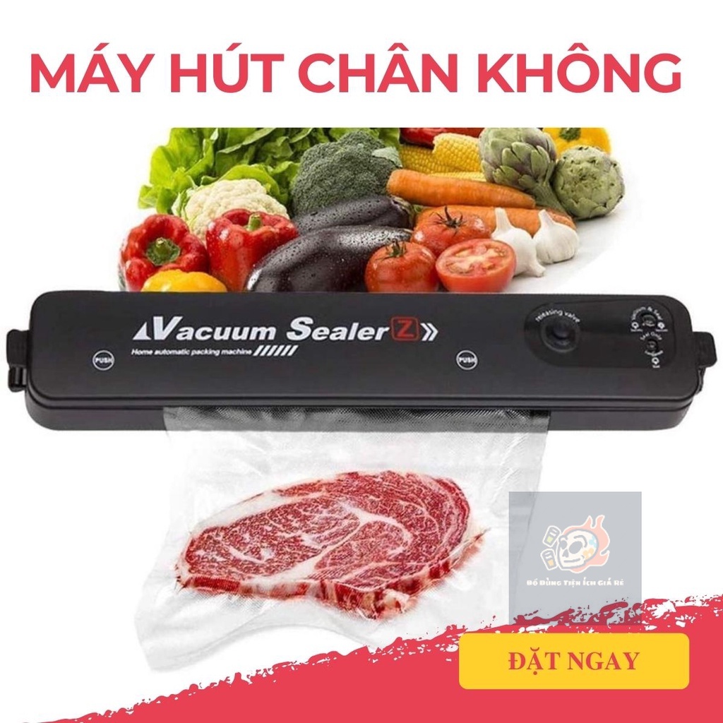 Máy Hút Chân Không Thực Phẩm Kèm Hàn Miệng Túi Vacuum Sealer , bảo quản thực phẩm GD tiện ích giá rẻ