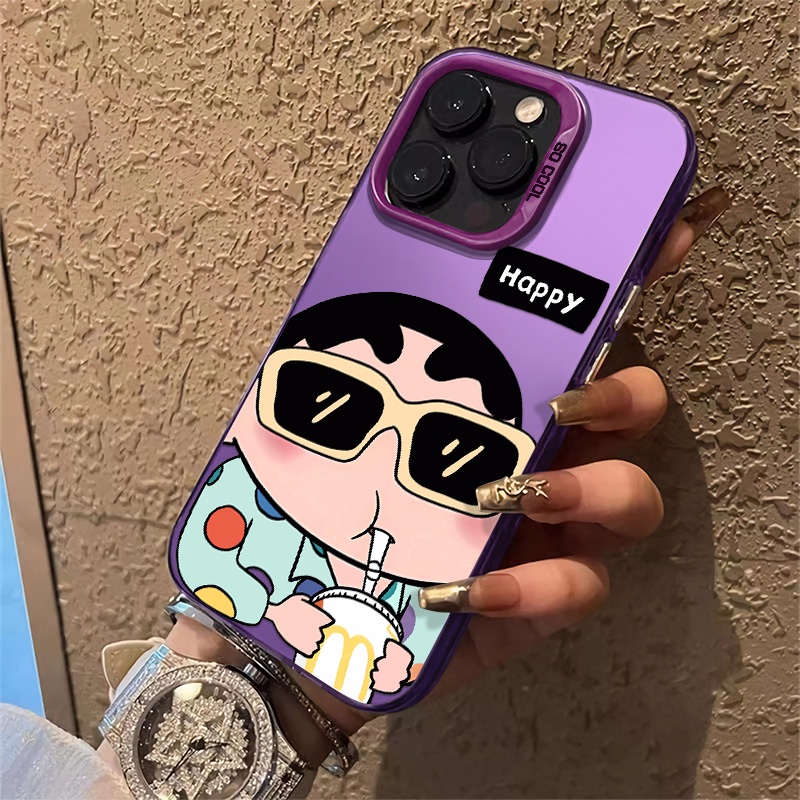Sang Trọng Ốp Điện Thoại Chống Sốc Có Nút Kim Loại Bảo Vệ camera Cho iphone 15 14 11 13 pro xs max x xr 12