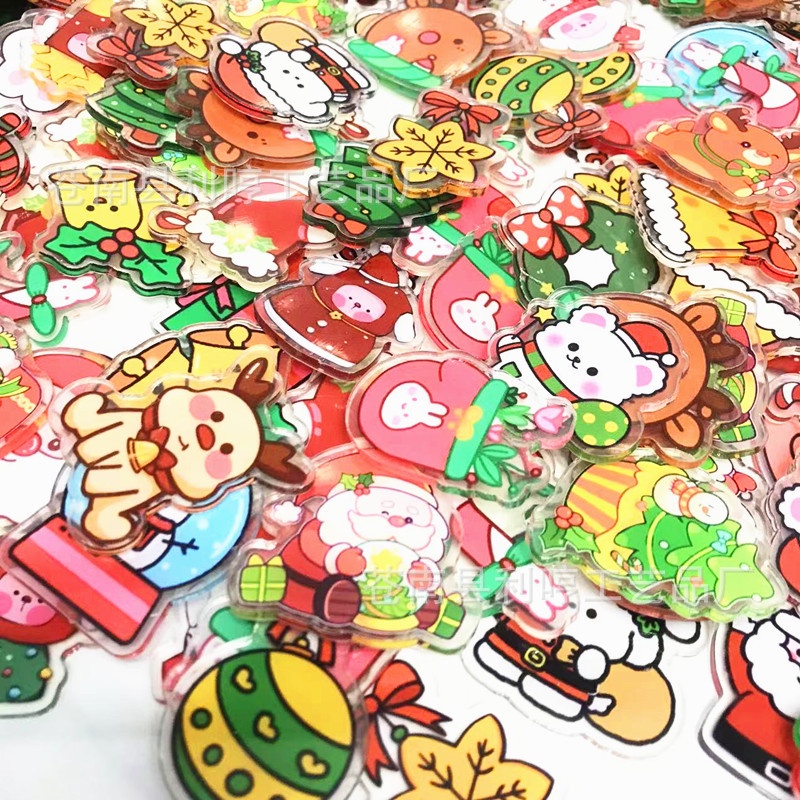 50 Cái 2cm acrylic Giáng Sinh