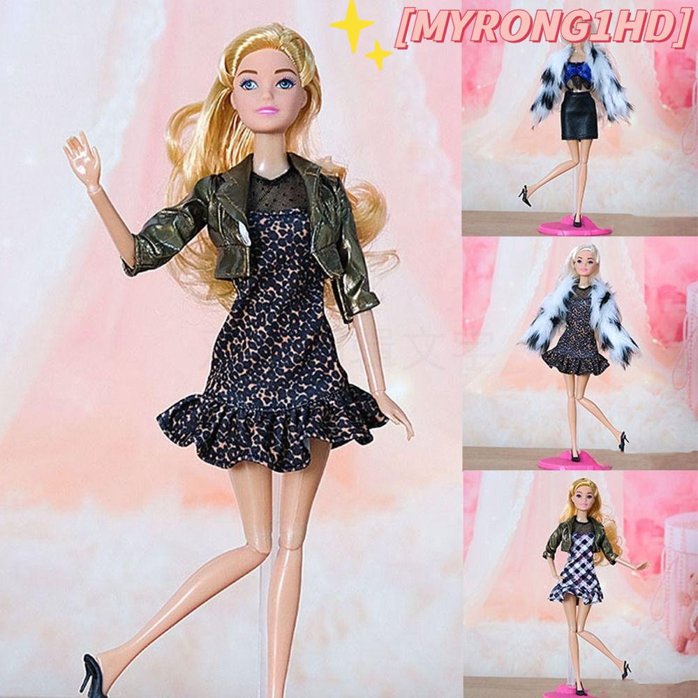 Bộ Quần Áo Thời Trang Mùa Đông Cho Búp Bê Barbie 1 / 6 / 29~32 cm myrong1hd