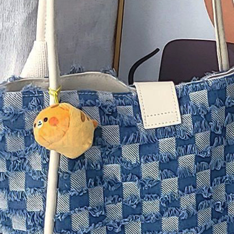 Móc Chìa Khóa Hình Búp Bê Ma Nhồi Bông Mềm Mại Sáng Tạo Dành Cho Trẻ Em