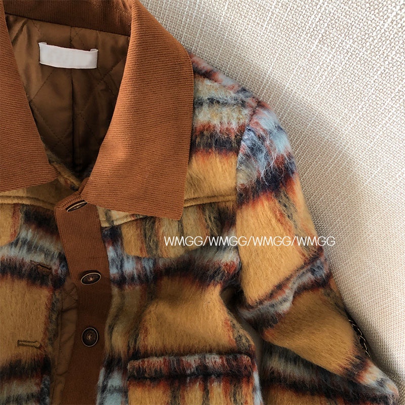 Xiaoxiang Áo Khoác Ngắn Chần Bông Dày Dặn Phong Cách Pháp Thời Trang Thu Đông Cho Nữ xiaoxiang