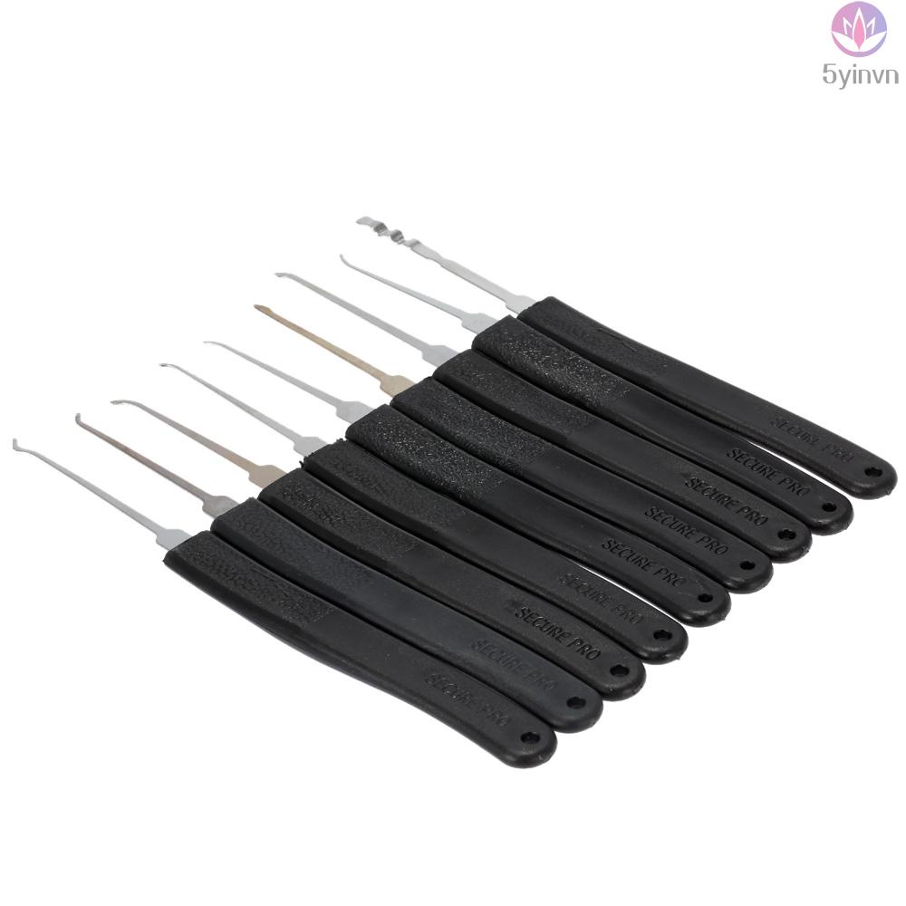 Unlock Doors like a Pro with 9pcs Lock Opener Tool Set - Essential for Locksmiths!