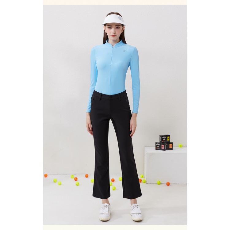 Quần Dài Ống Loe Lưng Thun Co Giãn Tốt Thời Trang Xuân Thu Cho Nữ Chơi golf ph5t