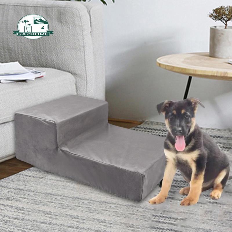 Bậc Thang 2 Bước Có Thể Tháo Rời Kèm Vỏ Bọc Bậc Thang Cho Thú Cưng
