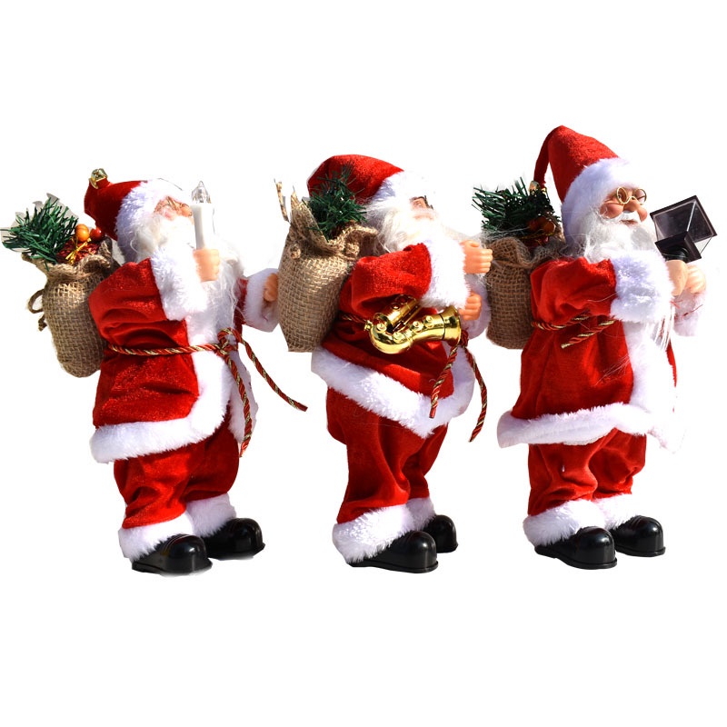 Hàng Mới Về Búp Bê Ông Già Noel Phát Nhạc Trang Trí Giáng Sinh Năm Mới Hàng Bán Chạy Bằng Điện Quà Tặng Cho Trẻ Em