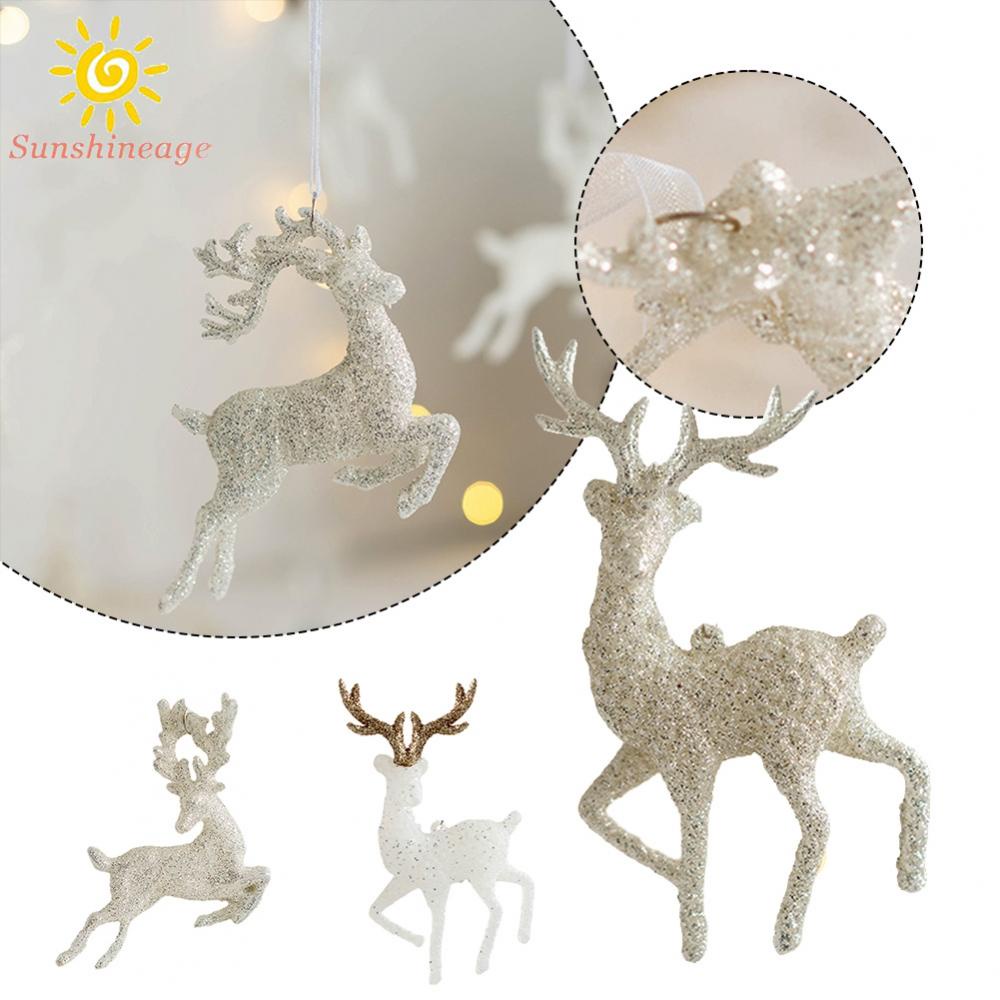 Phụ Kiện Treo Trang Trí Cây Thông Giáng Sinh Hình Tuần Lộc / Sâm Panh