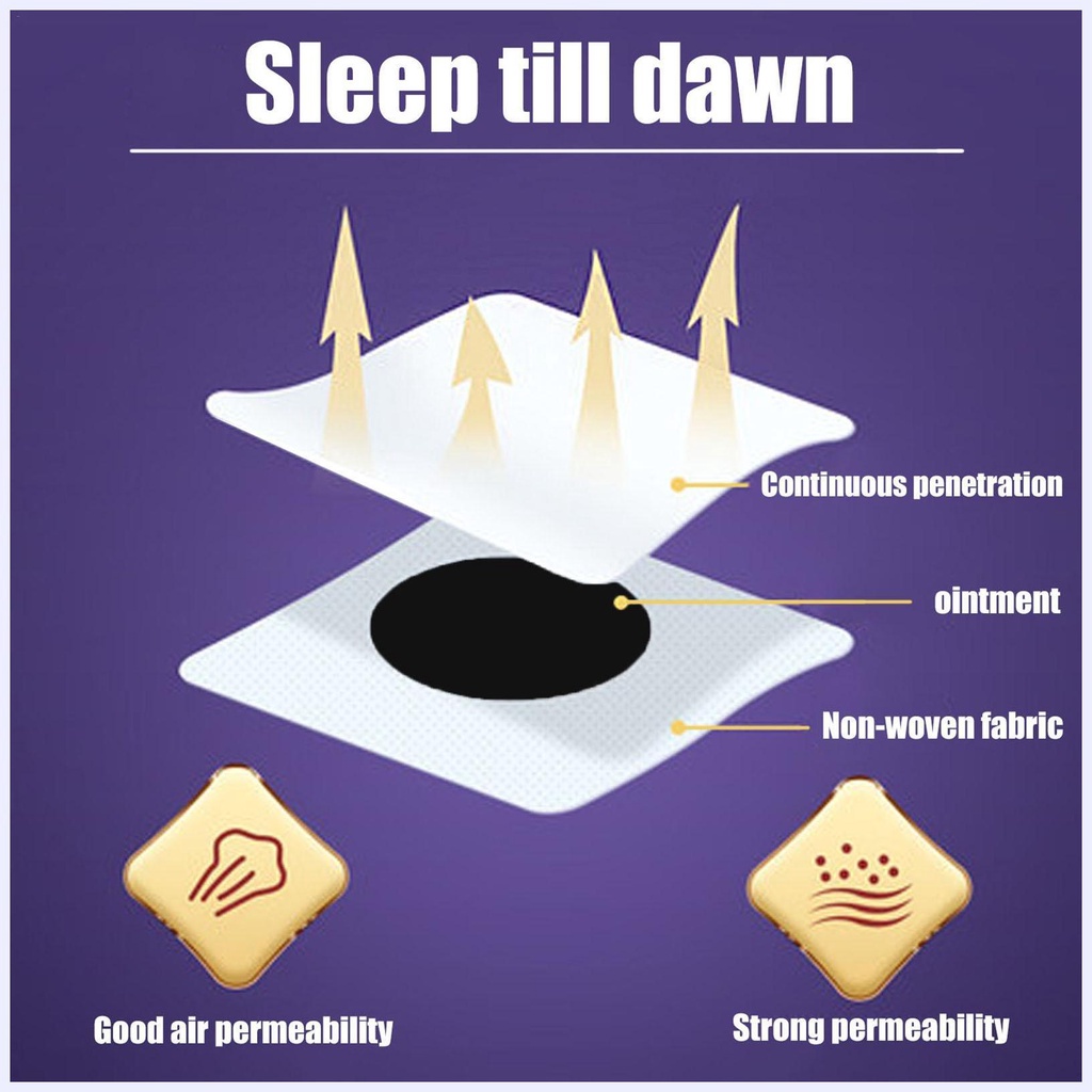 Miếng Dán Hỗ Trợ Giấc Ngủ Thoải Mái Cho Bé