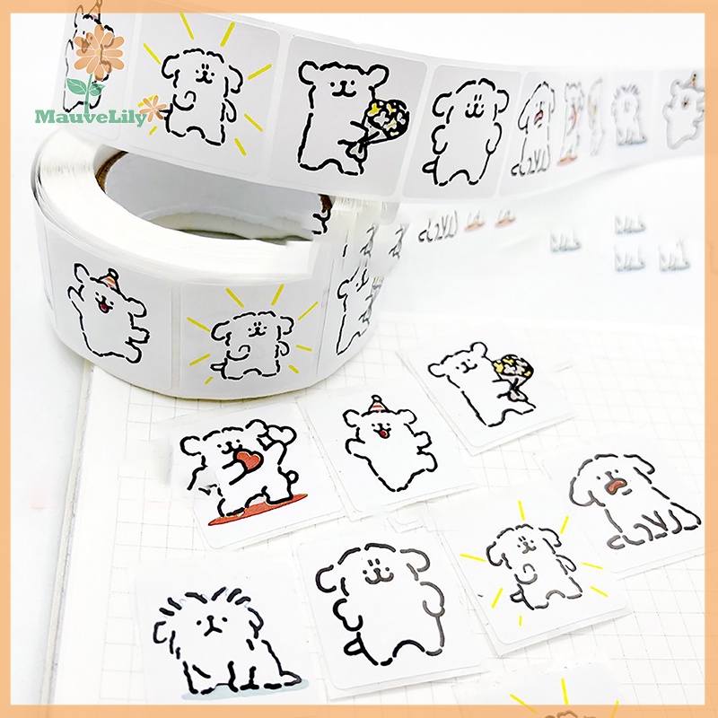 Bộ 500 Nhãn Dán Hoạt Hình Dùng Trang Trí Quà Tặng Cho Bé