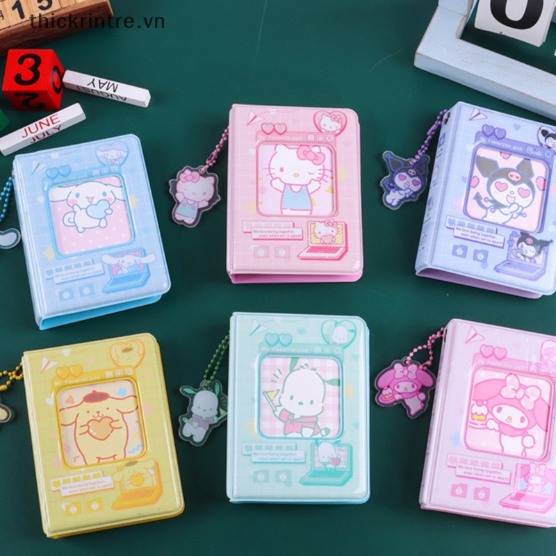 Sanrio Cuốn album Ảnh 3 inch 40 Ngăn Họa Tiết Hoạt Hình Xinh Xắn