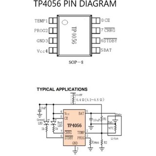 IC TP4056 TP4056 SOP8 sop SMD Mới (COMBO 5PCS)