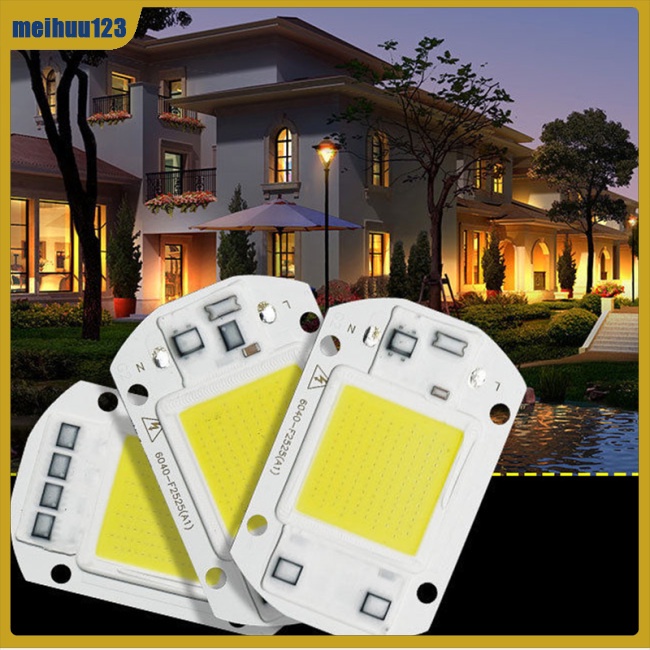 Mei Đèn led cob 220v 20w / 30w / 50w Ánh Sáng Trắng Ấm