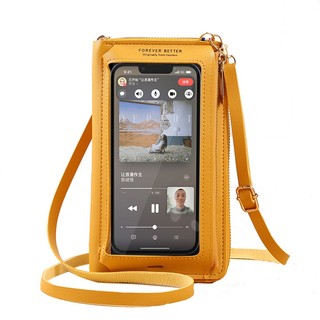 Túi Đeo Chéo mini Đựng Điện Thoại Đa Năng Chạm Màn Hình Cảm Ứng Dành Cho Nữ Mới