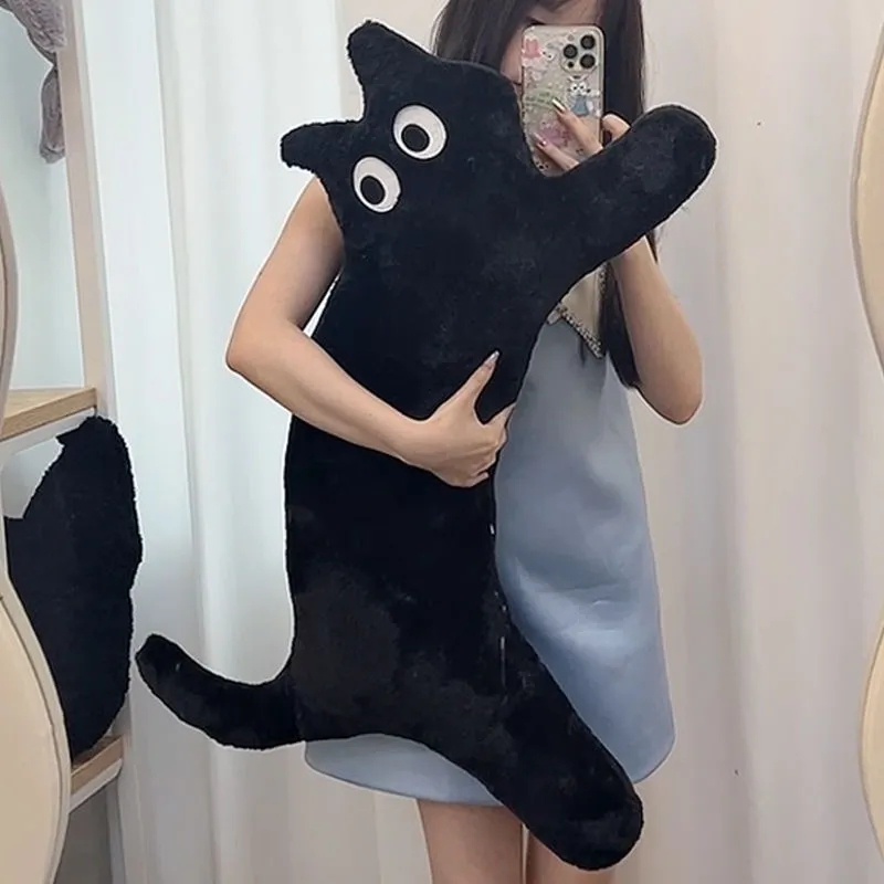 Dễ Thương Gối Ôm Nhồi Bông Dài 100cm Hình Mèo Đáng Yêu Có Thể Tháo Rời Và Giặt Sạch