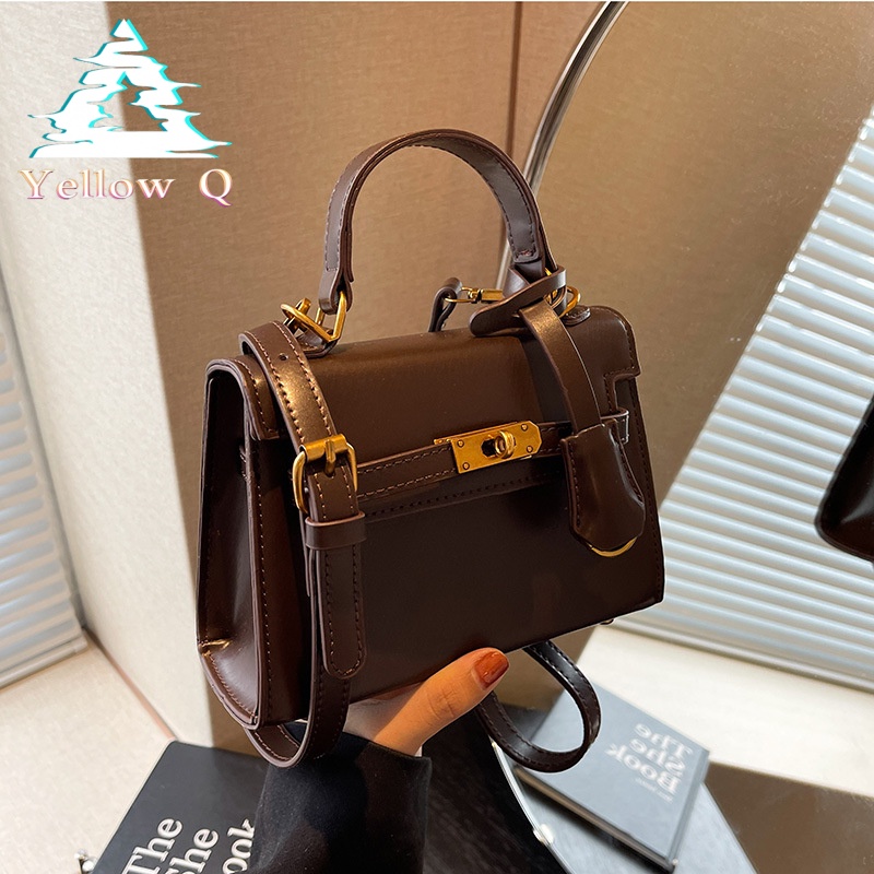 Yellow túi xách nữ túi đeo chéo 2023NEW Popular Korean phù hợp du lịch Dành Cho Nữ GDJ2300BRG 41Z231013