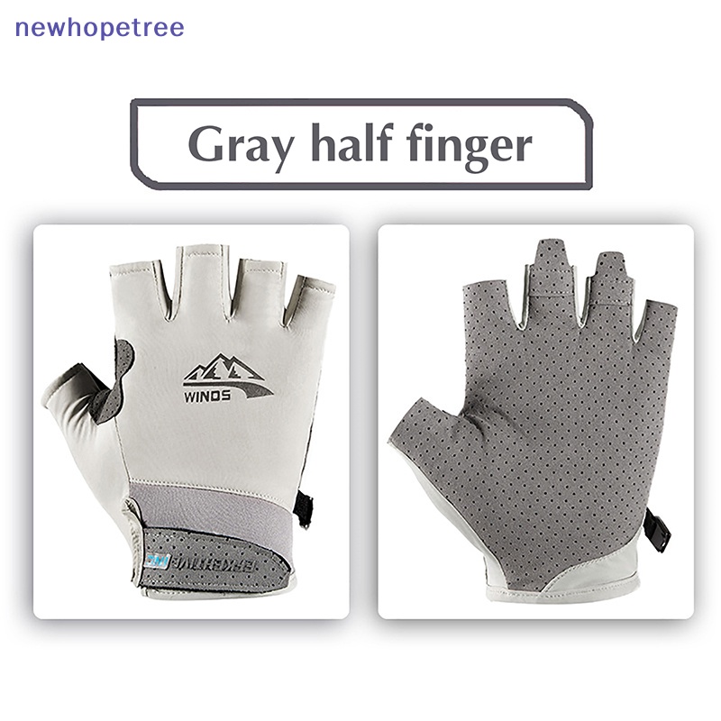 Ntvn Găng Tay Lụa Lạnh Thoáng Khí Chống Nắng Chống Trượt Nhanh Khô Cho Nam Và Nữ Vào Mùa Hè Đi Xe Đạp Ngoài Trời