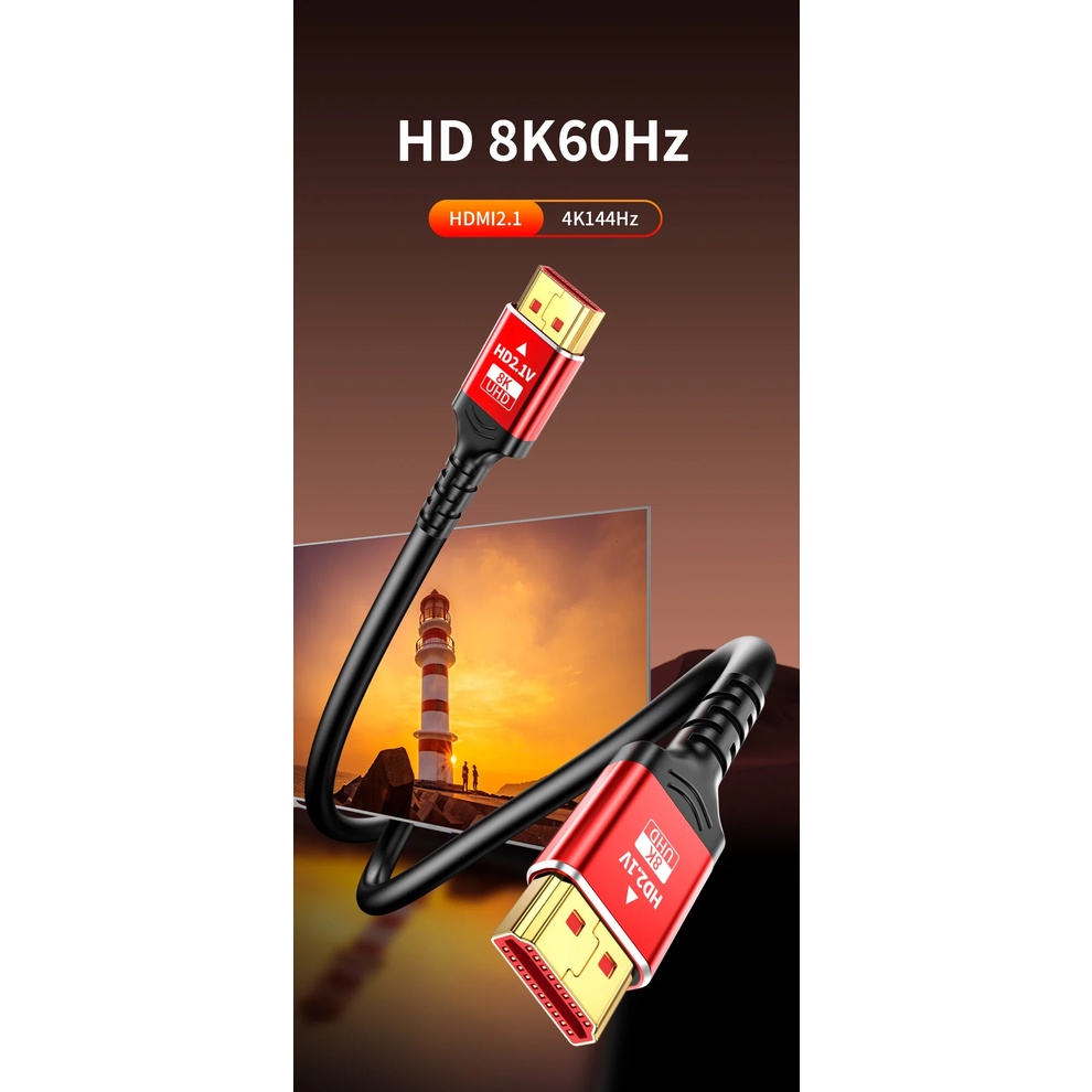 XIAOMI Dây Cáp hdmi 8k Tốc Độ Cao 8k @ 60hz hdmi 2.1 48gbps