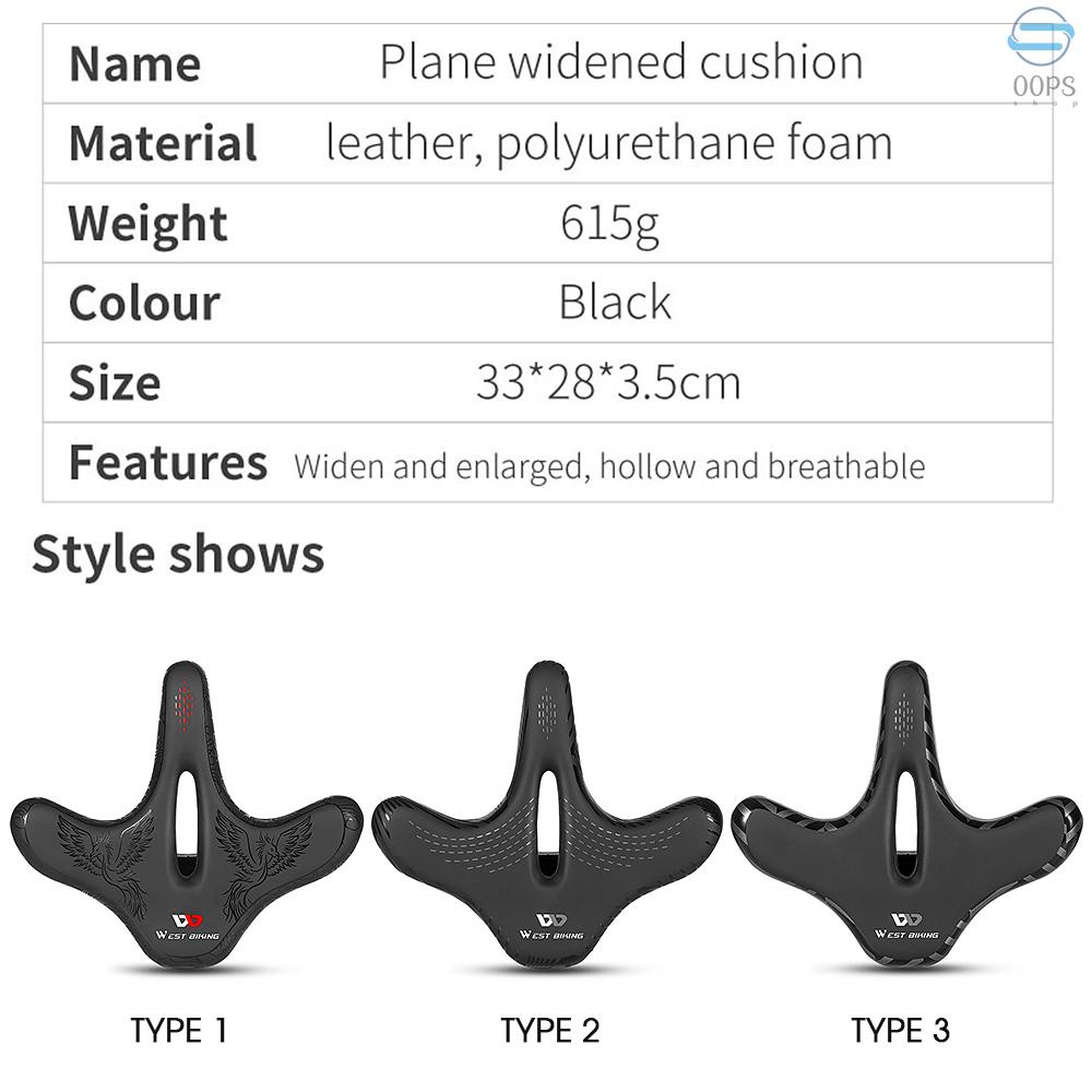 Yên Xe Đạp Leo Núi Bản Rộng Thoải Mái Chống Thấm Nước Cho Nam Nữ