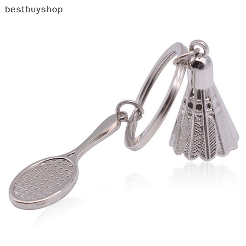 Móc Khóa Hình Vợt Cầu Lông Và Quả Cầu Lông Sáng Tạo Mới