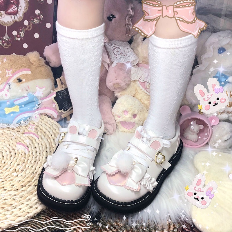 💖 💖Giày Da Mũi Tròn Phong Cách lolita Hàn Quốc Cho Nữ