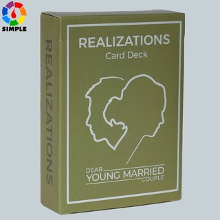Dear young married couple realizations - card deck - fun game for couples - 52 questions to see how well you know your partner