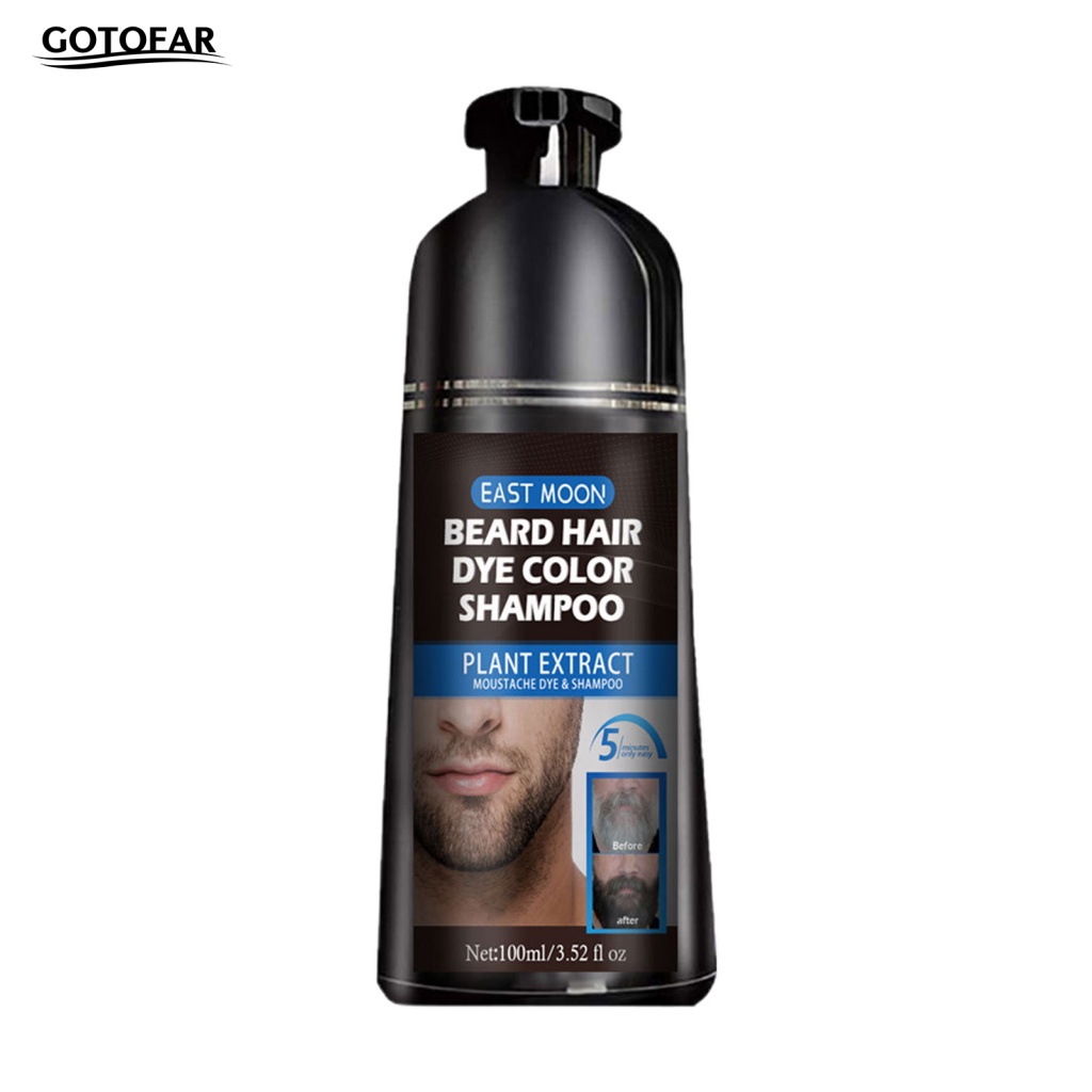 Kem Nhuộm Tóc 100ml Nhanh Khô Màu Đen Tự Nhiên Cho Nam