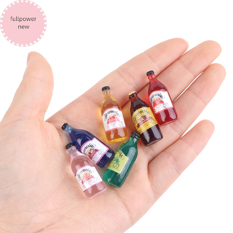 Fullpowernew Set 10 Chai Nước Mini Tỉ Lệ 1: 12 1: 6 Cho Nhà Búp Bê vn