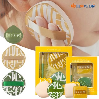 Bộ mút trang điểm ướt và khô siêu mềm co giãn