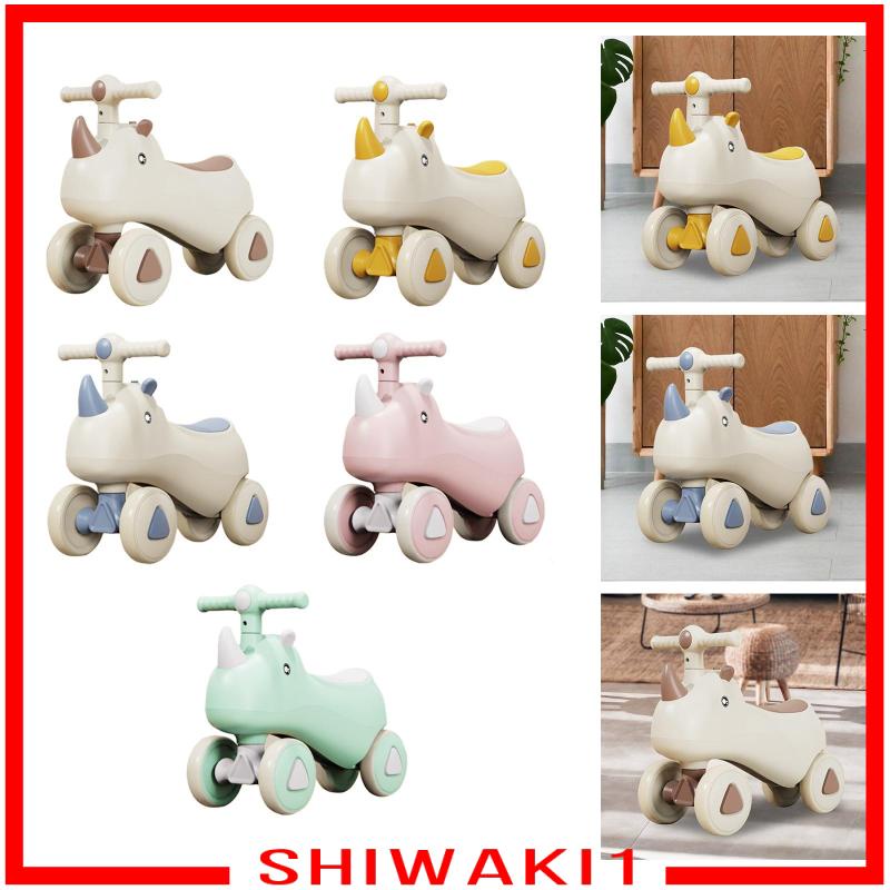 Xe Đạp Đồ Chơi 4 Bánh Có Nhạc Và Đèn 4 Bánh Cân Bằng Cho Bé 1-3 Tuổi
