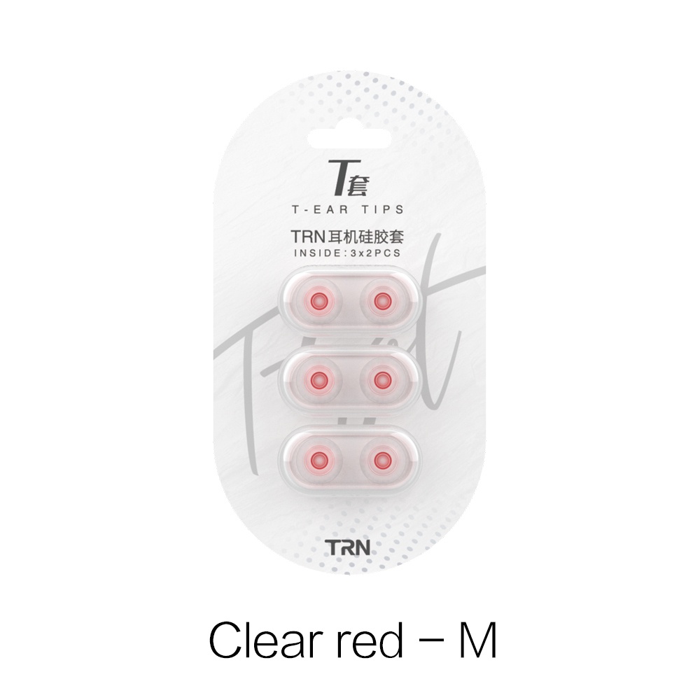 TRN T Ear-Tips Silicone Eartips Double Support Structure Earphone 3 Pairs Headphone Headset Earbuds TRN MT3 ST5 BAX EMX