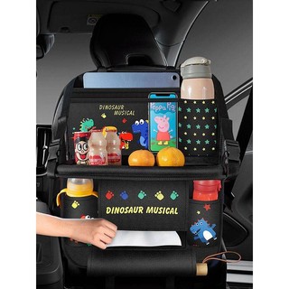 Car Seat Back Buggy Bag Hanging Bag Car Rear Seat Storage Rack Dining Table Car Multifunction Seatback Storage Bag Trang trí xe hơi ZmpJ