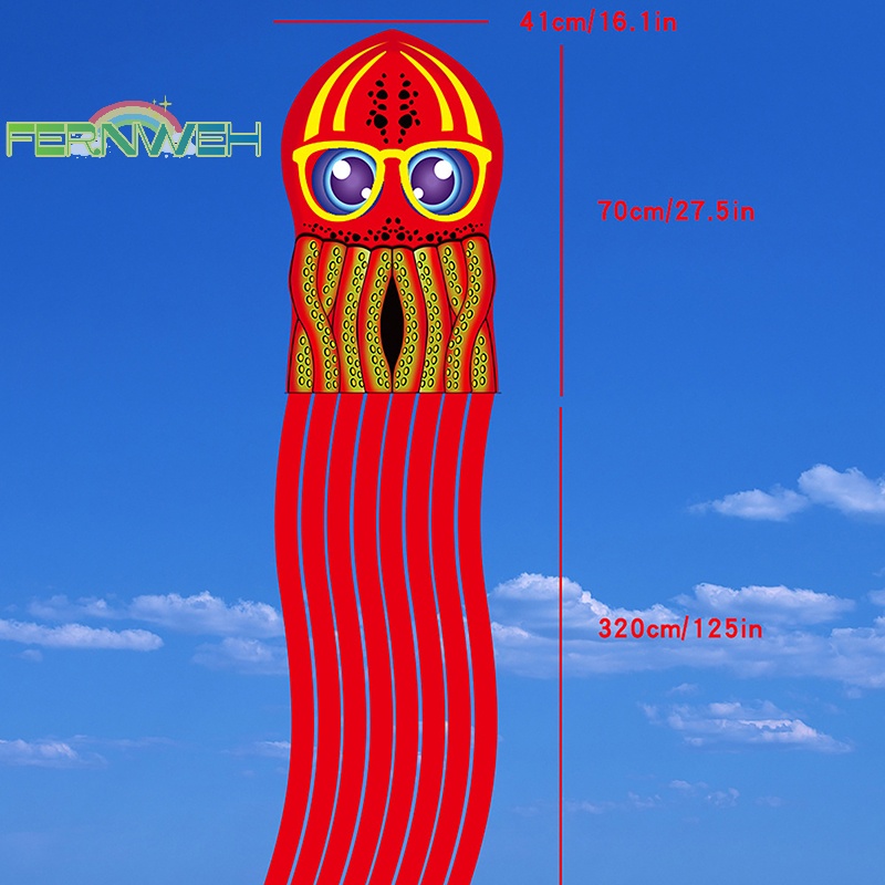 Đồ Chơi Diều Bạch Tuộc Hoạt Hình Cho Trẻ Em