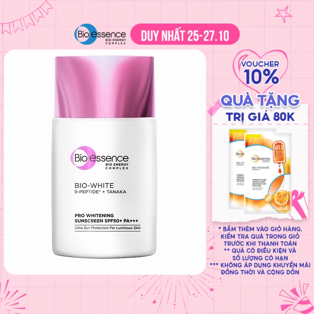 Kem Chống Nắng Dưỡng Trắng Sáng Da Bio-White Pro SPF50+ PA+++ 40g