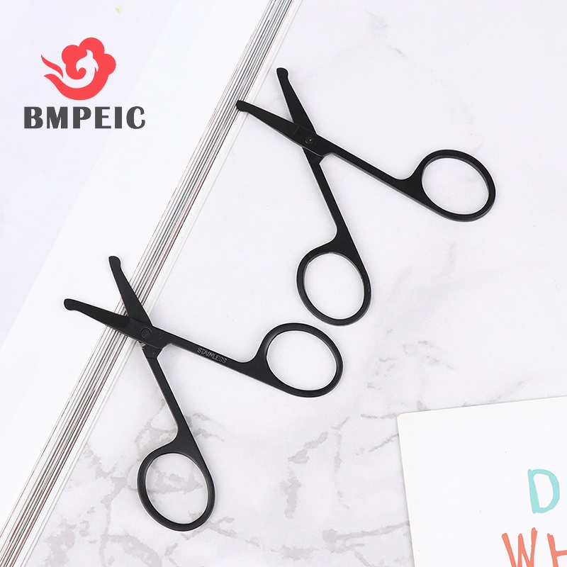 1 Kéo cắt tỉa lông mũi / lông mày BMPEIC bằng thép không gỉ