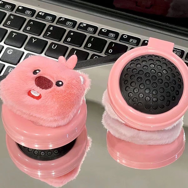 Lược Chải Tóc Gắn Gương Hình Búp Bê Hoạt Hình Dễ Thương