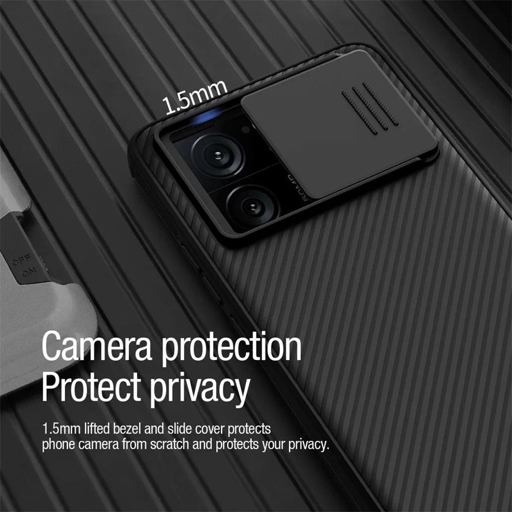 Ốp lưng Xiaomi 13T Pro NILLKIN CamShield Pro Lens bảo vệ nắp từ tính cho Redmi K60 Ultra