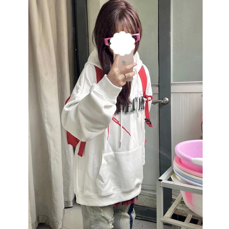 Áo Hoodie Dáng Rộng Phong Cách Thời Trang Âu Mỹ Dành Cho Cặp Đôi
