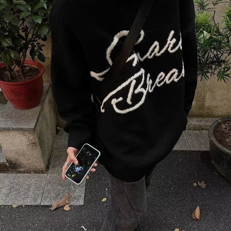 Áo Dệt Kim Tròng Đầu Tròn Kiểu Dáng Mới Cho Nam