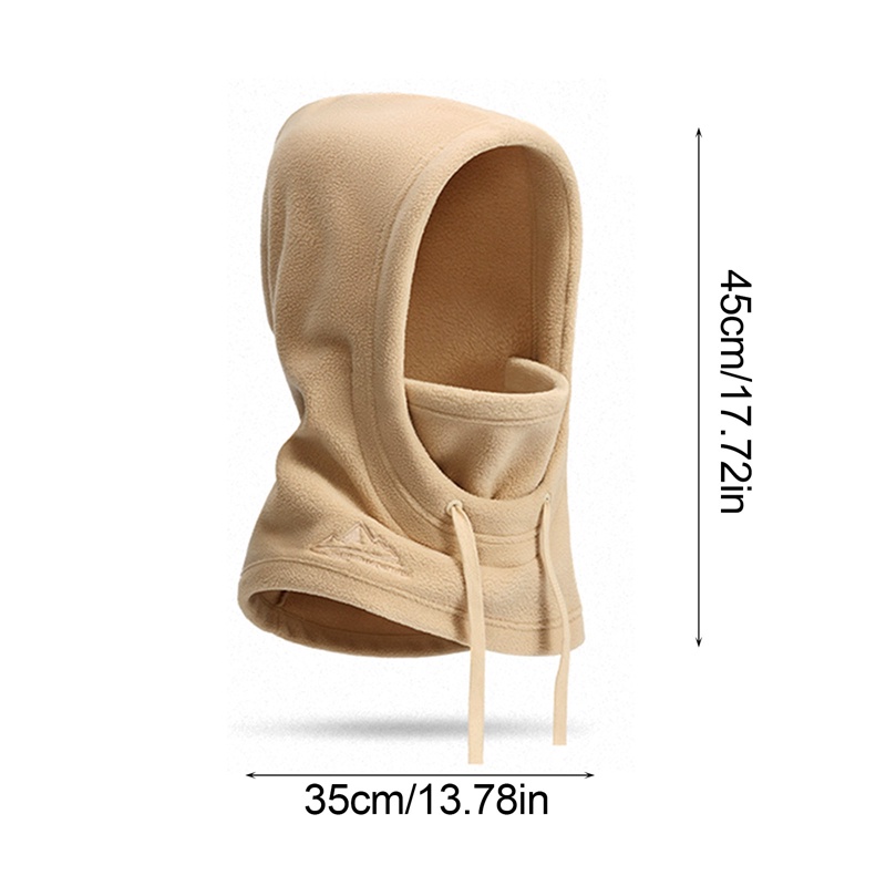 Hueqrh Mũ Trùm Đầu Thể Thao unisex Kèm Khẩu Trang Giữ Ấm Mùa Đông